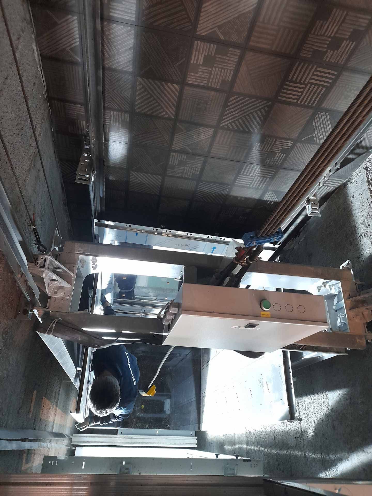 Installing an elevator